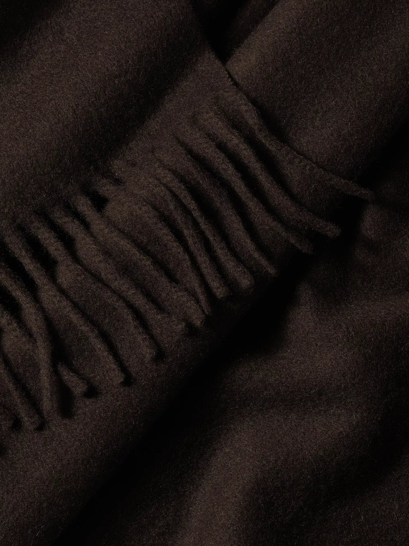 Charles Tyrwhitt cashmere scarf chocolate 180cm, UK version