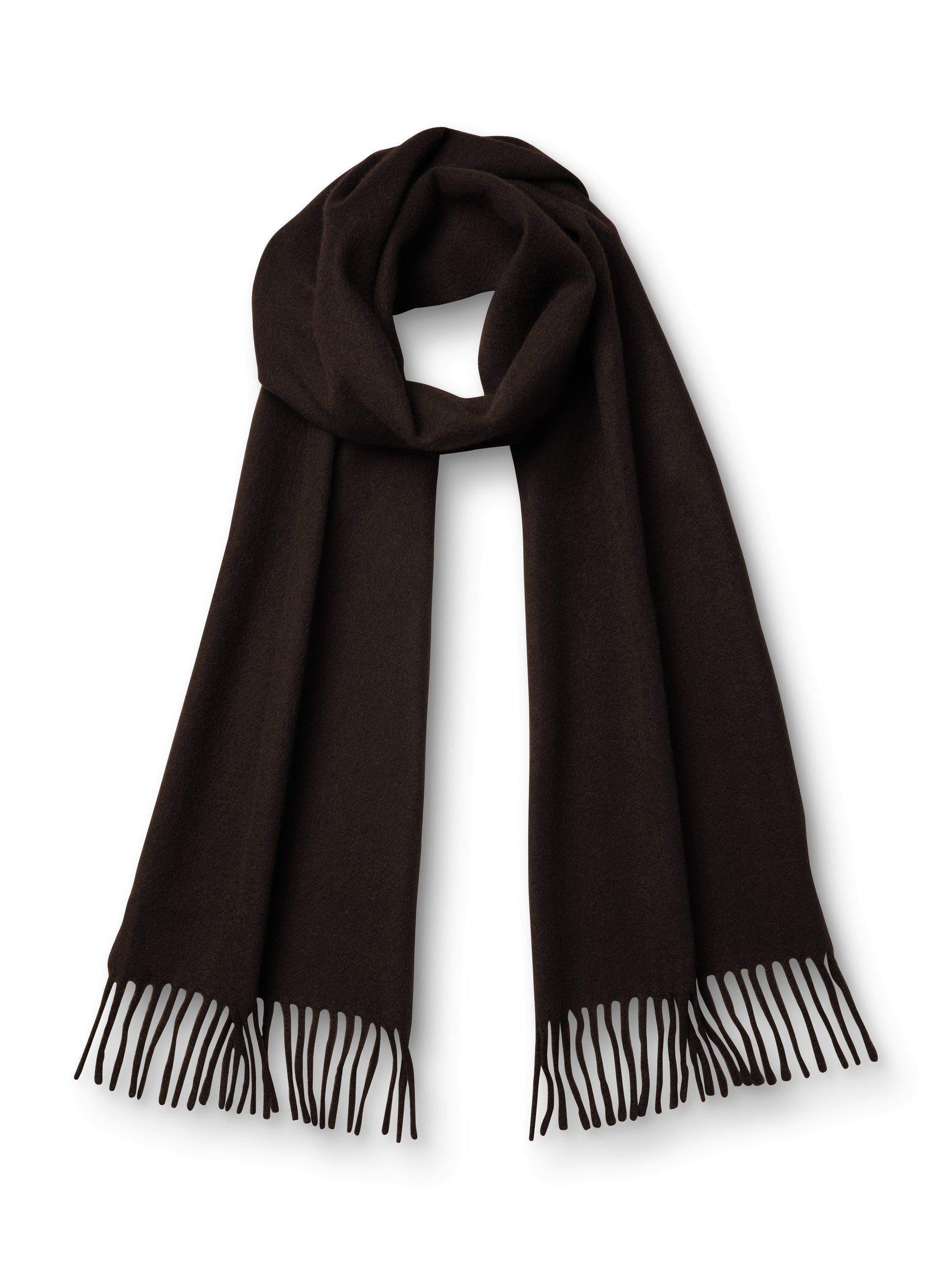 Charles Tyrwhitt cashmere scarf chocolate 180cm, UK version