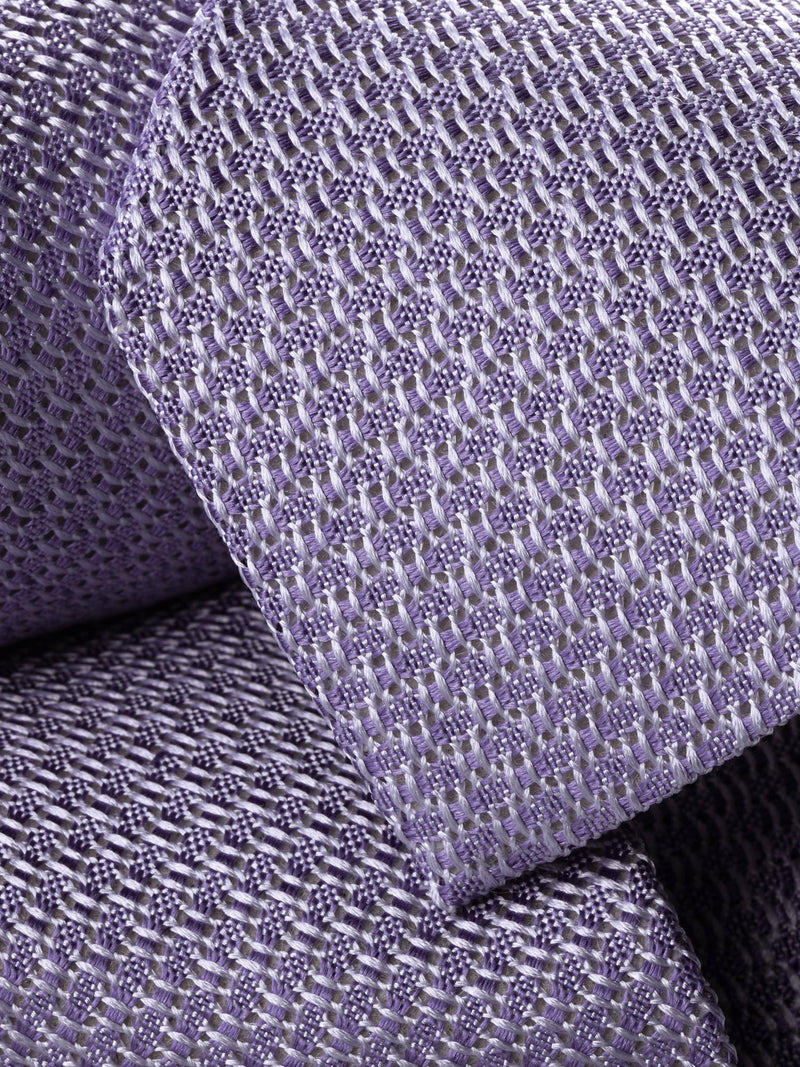Charles Tyrwhitt textured silk tie lilac purple, imported from the UK