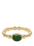 Daisy London green aventurine ring, imported from the UK