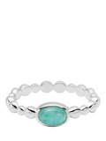 Daisy London amazonite ring sterling silver (British brand)