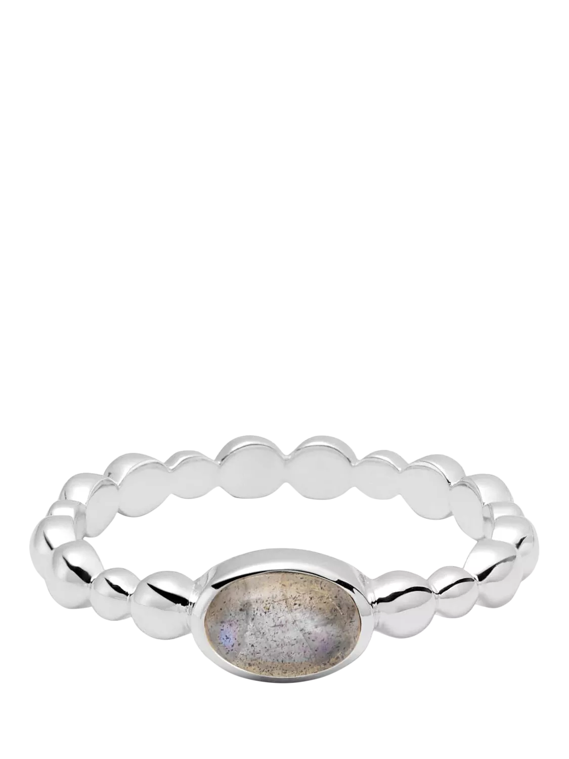 Daisy London sterling silver labradorite ring (British brand)