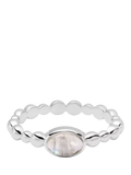 Daisy London moonstone textured ring, imported from the UK