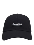 BOSS black baseball cap with six panel design and riptape closure, UK version