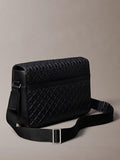 Calvin Klein messenger bag embossed emblem black (British brand)