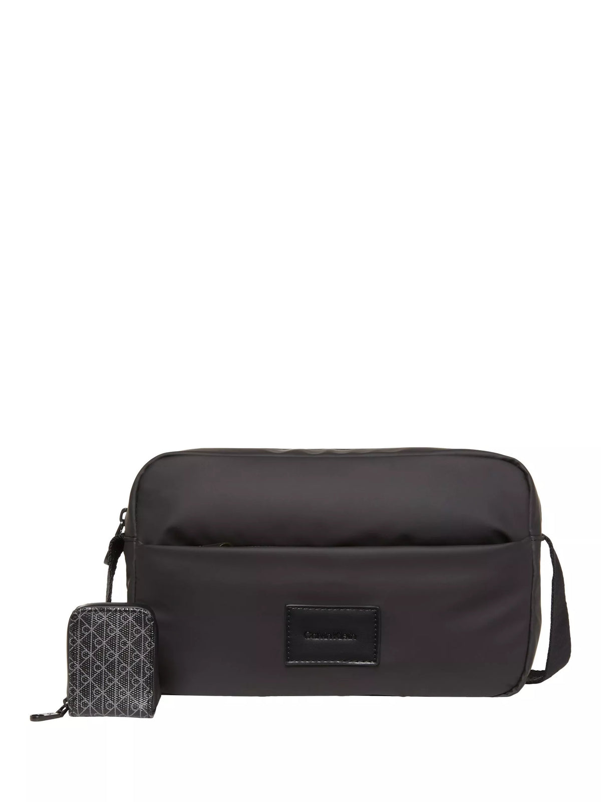 Calvin Klein puffer utility camera bag black, UK version