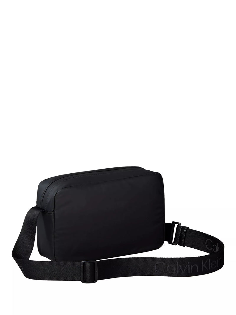 Calvin Klein puffer utility camera bag black, UK version