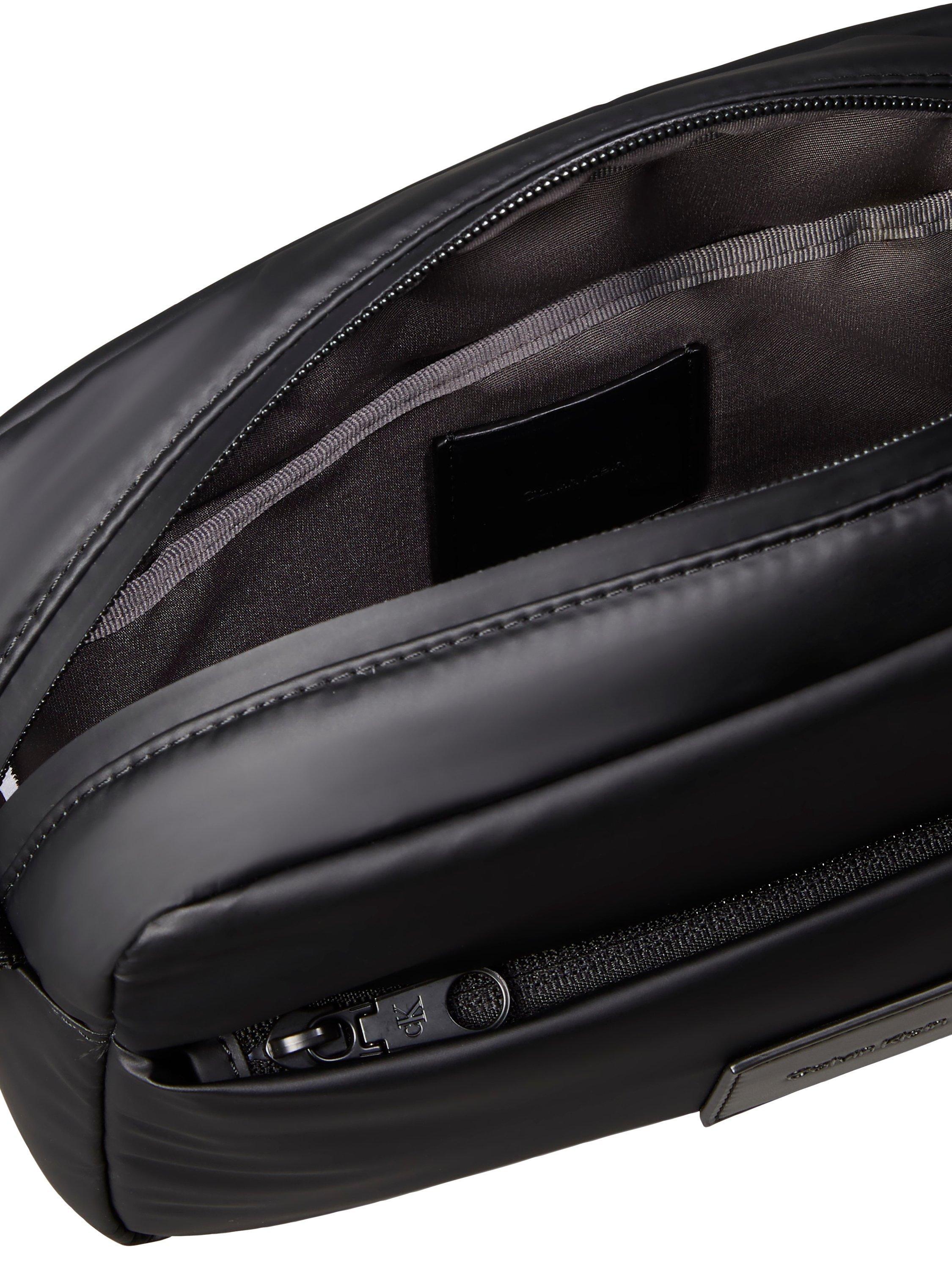 Calvin Klein puffer utility camera bag black, UK version