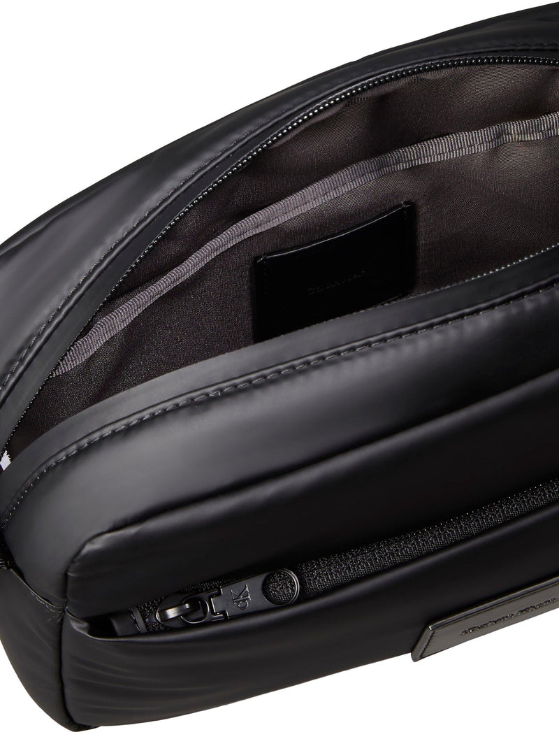 Calvin Klein puffer utility camera bag black, UK version