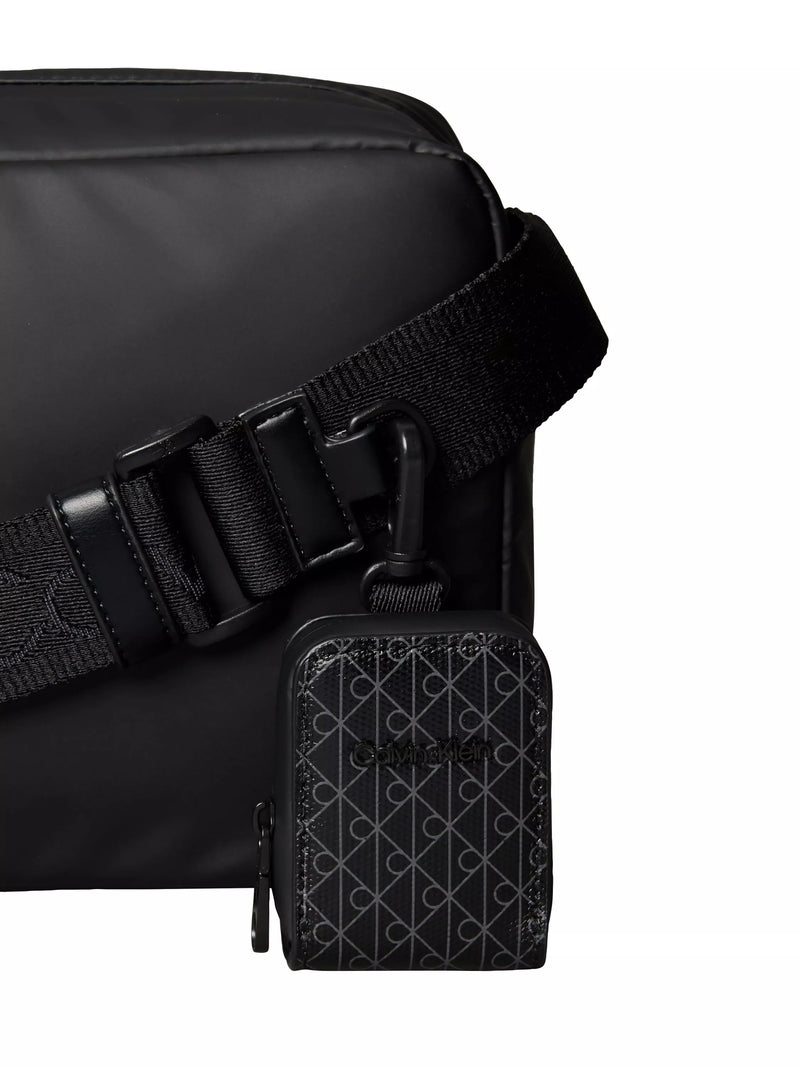 Calvin Klein puffer utility camera bag black, UK version