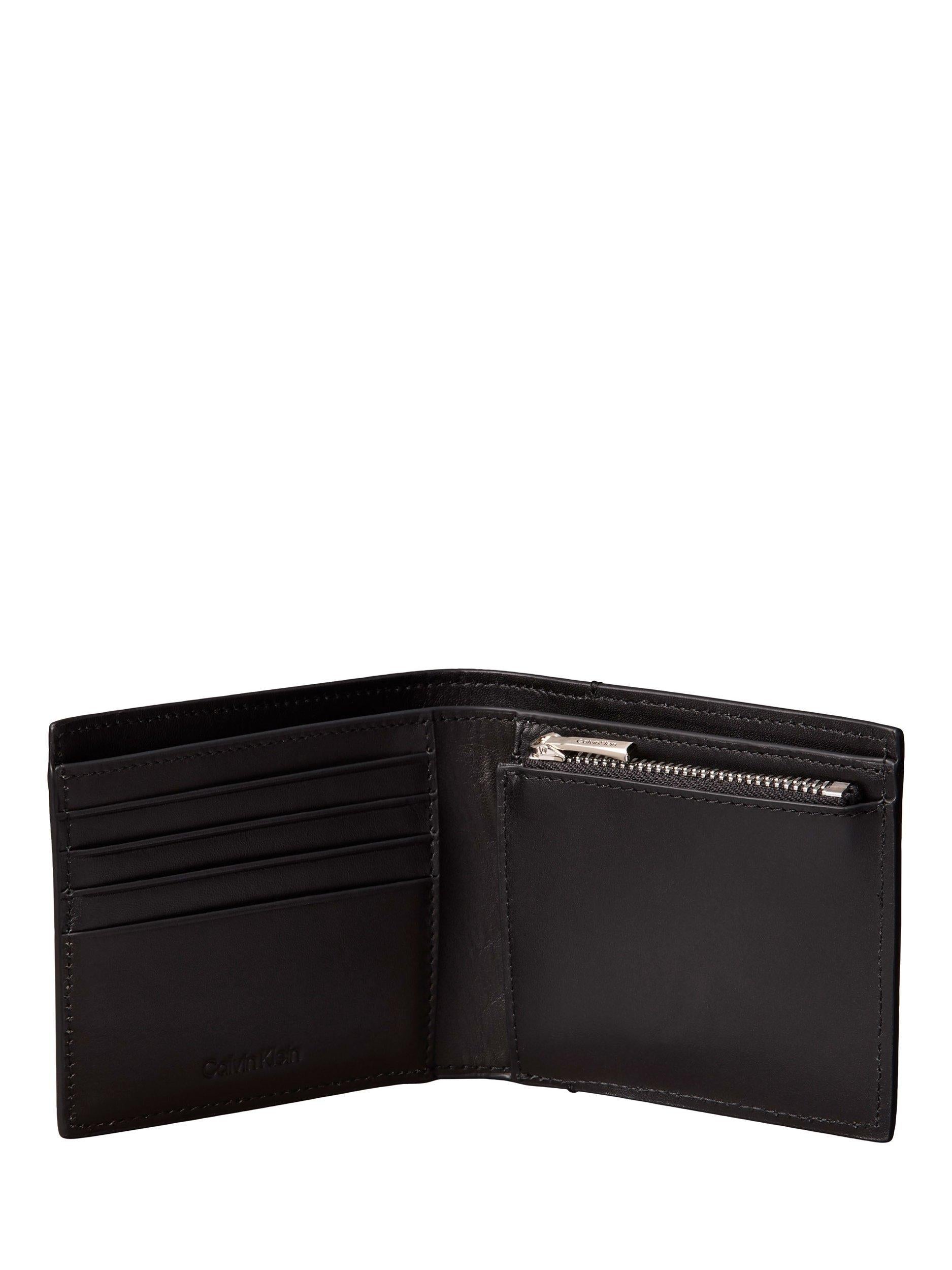 Calvin Klein Logo Leather Wallet Black (British brand)