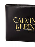 Calvin Klein Logo Leather Wallet Black (British brand)