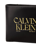 Calvin Klein Logo Leather Wallet Black (British brand)