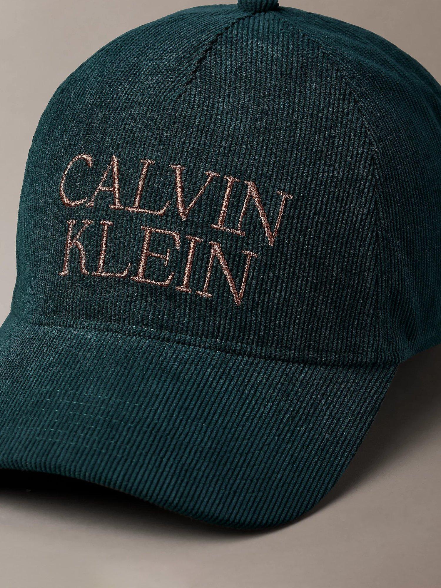 Calvin Klein logo corduroy baseball cap, imported from the UK