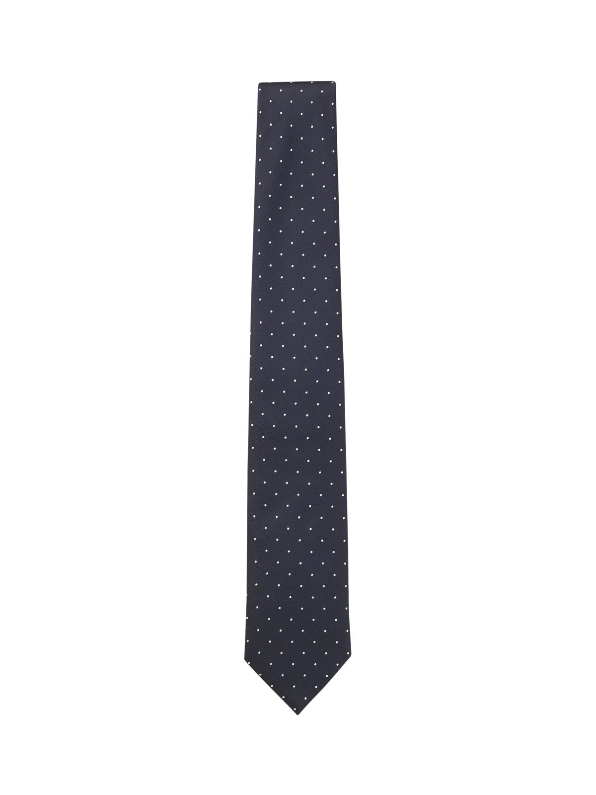 BOSS Polka Dot Silk Blend Tie, Dark Blue