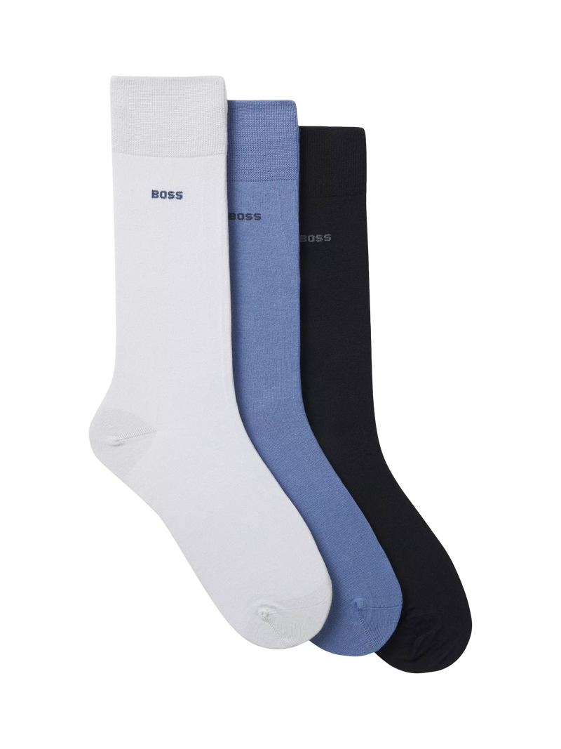 BOSS stretch cotton socks pack of 3 - British product