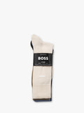 HUGO BOSS cotton blend socks 5-pack cream multi - British product