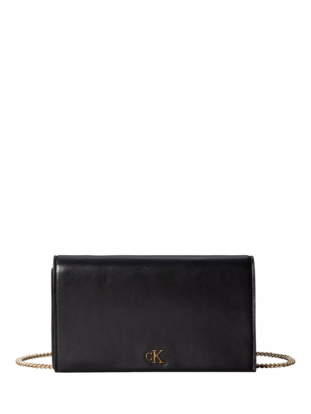 Calvin Klein Monogram Logo Purse Bag, Black