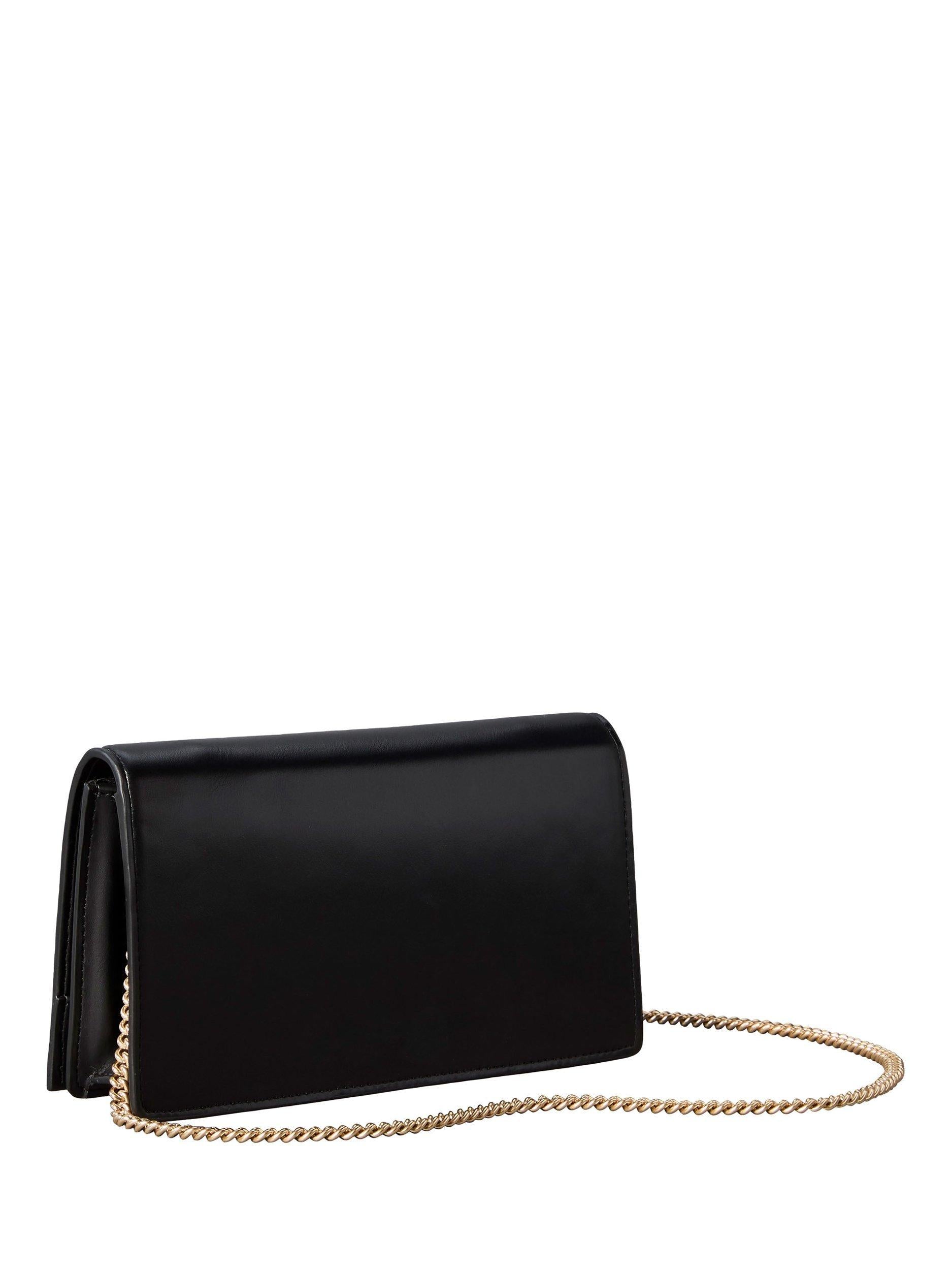 Calvin Klein monogram logo purse bag black, imported from the UK