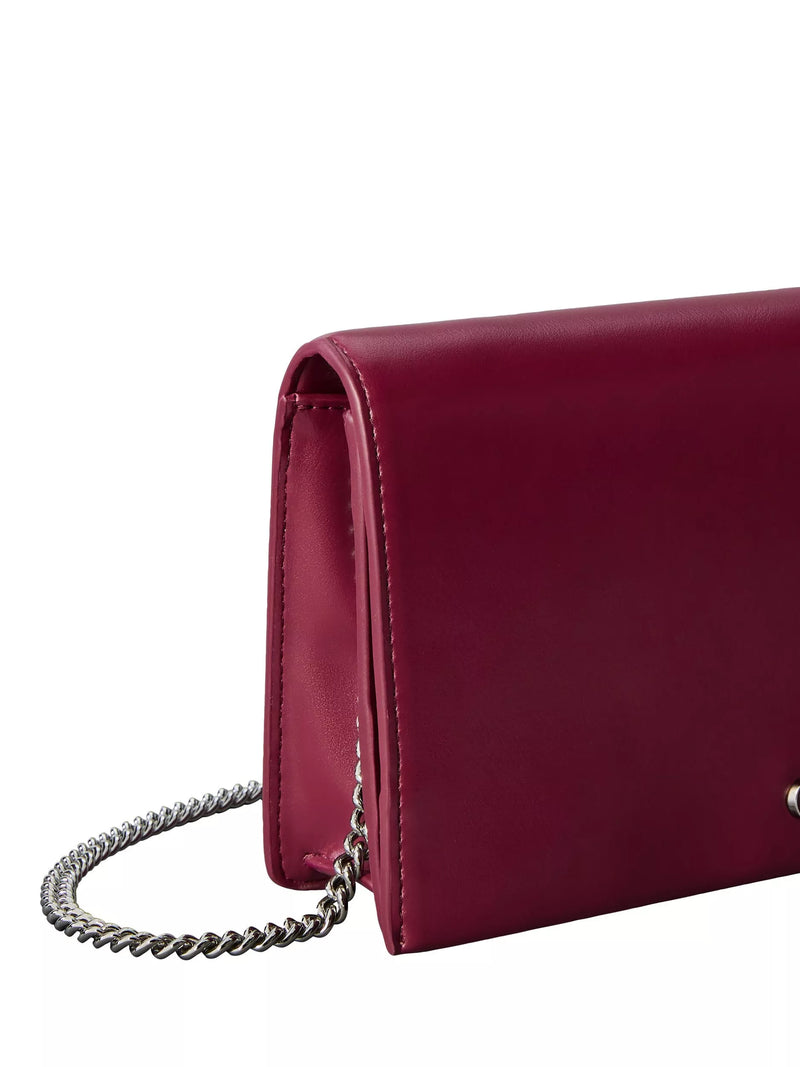 Calvin Klein Monogram Chain Wallet Alluring Pink, imported from the UK