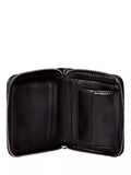 Calvin Klein Logo Plaque Quilted Purse Black - British product