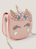 Monsoon kids unicorn crossbody bag with glitter, imported from the UK