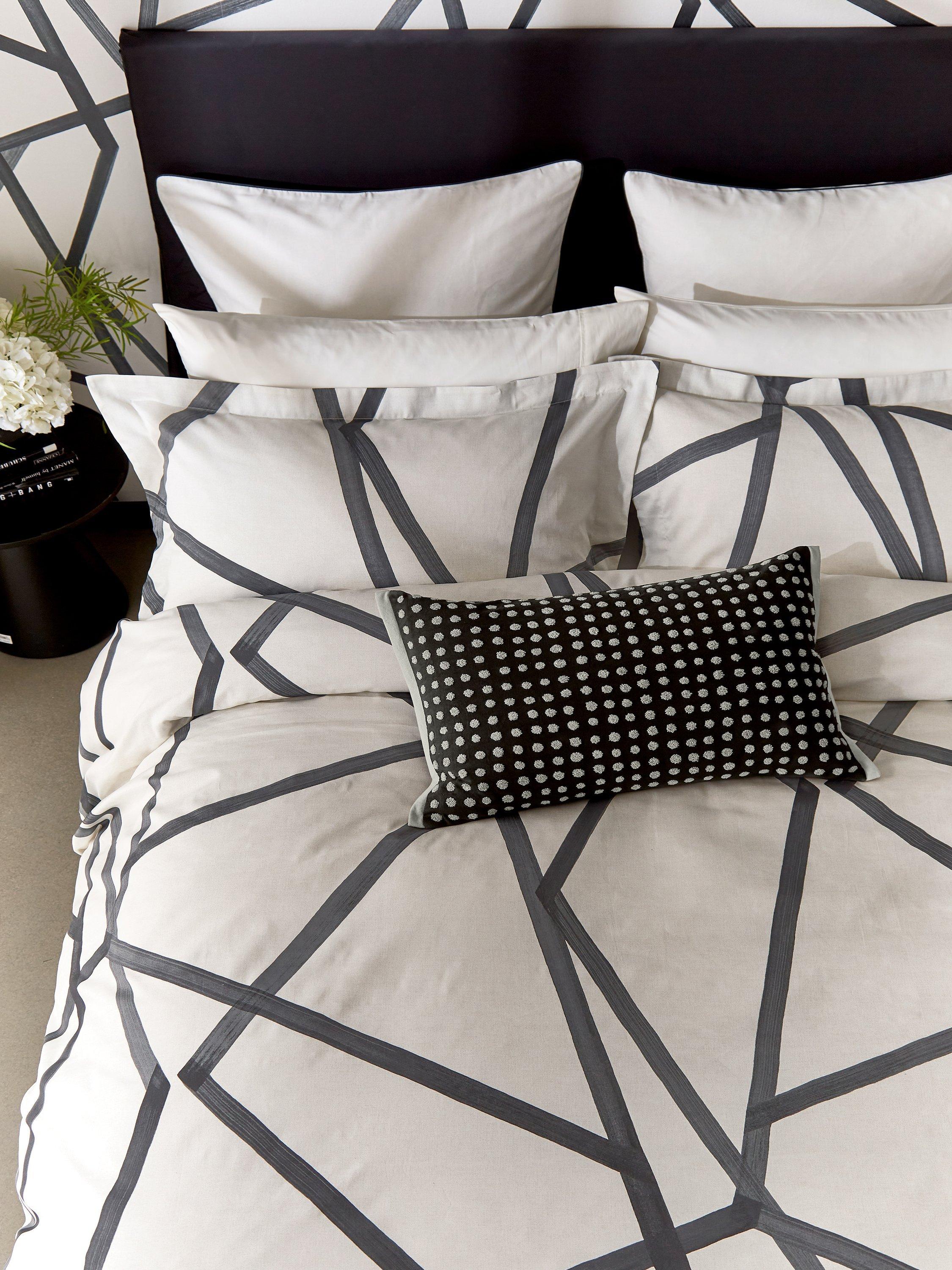 Harlequin Sumi duvet cover set in steel king size (British brand)