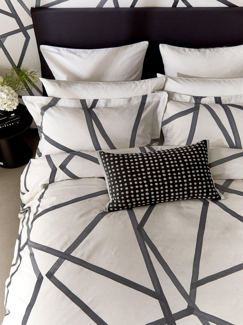 Harlequin Sumi duvet cover set in steel king size (British brand)