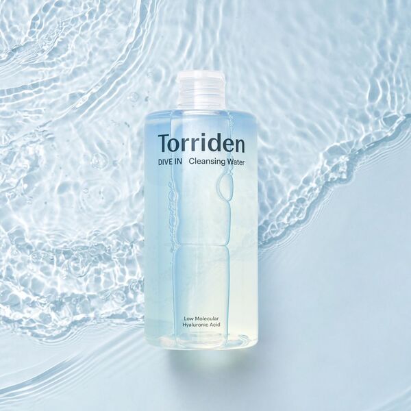Torriden Dive-In Hyaluronic Acid Cleansing Water 400ml, imported from the UK
