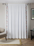 John Lewis posy embroidered voile panel 137x140cm (British brand)