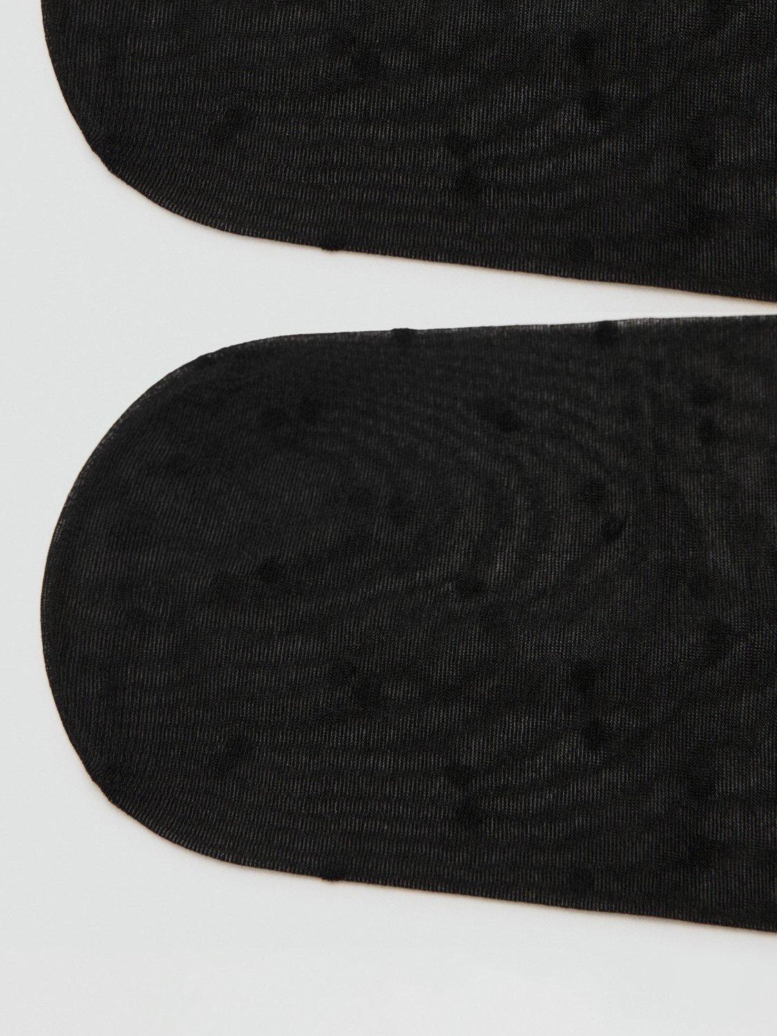 Mango sheer hold up stockings black (British brand)