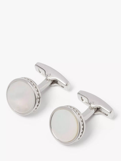 John Lewis Simon Carter Edwardian Mother of Pearl Cufflinks- Buy online at McGrocer