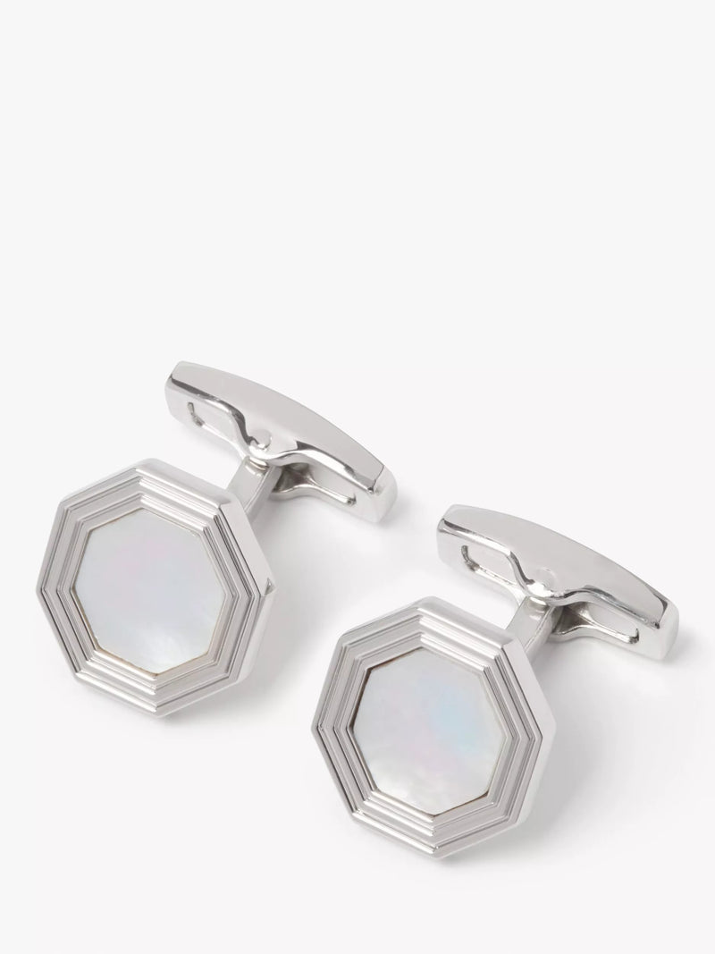 Simon Carter Monty Mother of Pearl Cufflinks