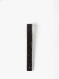 Simon Carter tie slide silver and black crystal fabric - British product