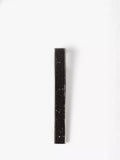 Simon Carter tie slide silver and black crystal fabric - British product