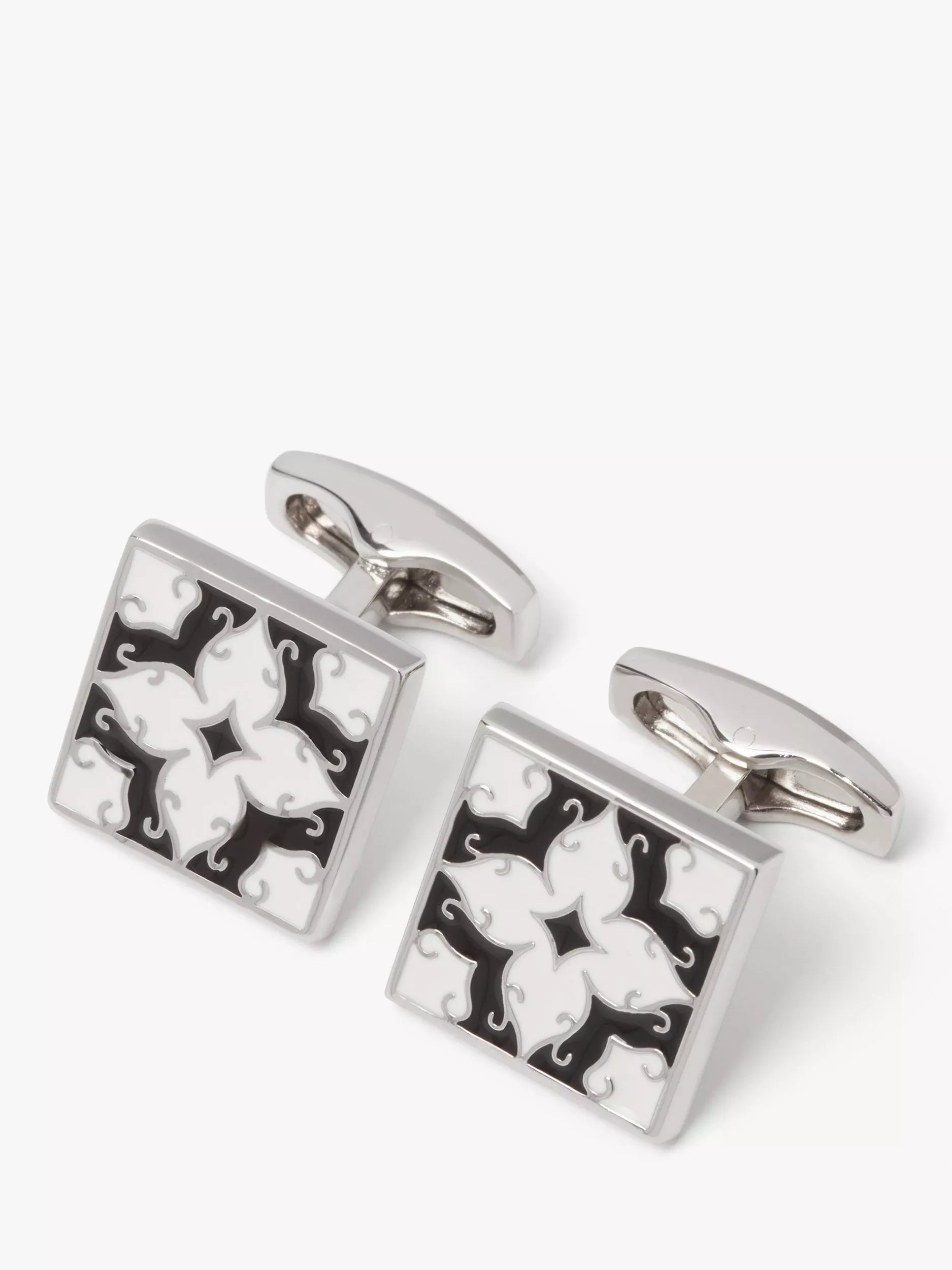 Simon Carter Alhambra enamel cufflinks (British brand)