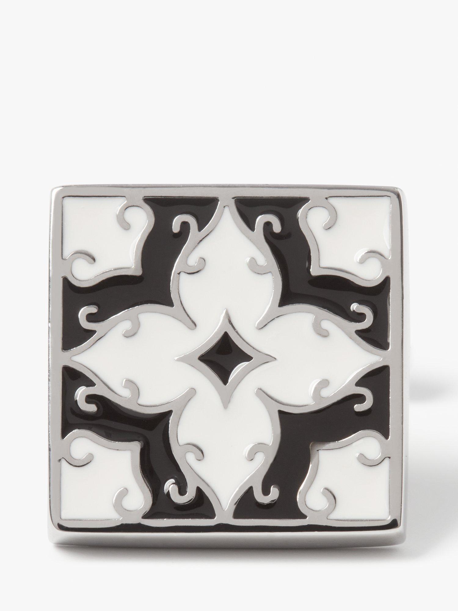 Simon Carter Alhambra enamel cufflinks (British brand)