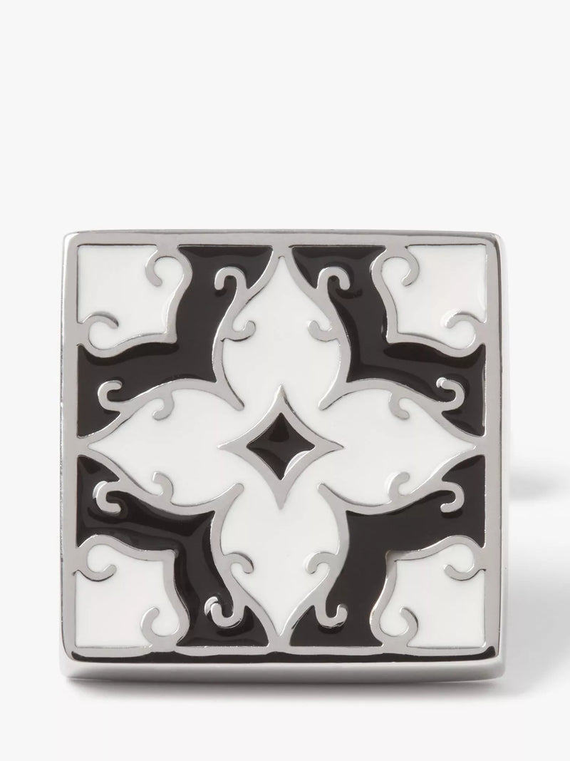 Simon Carter Alhambra enamel cufflinks (British brand)