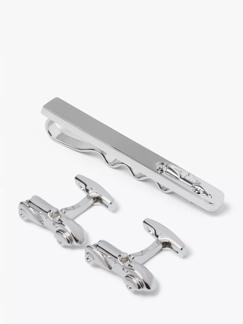 Simon Carter car tie slide and cufflink set (British brand)