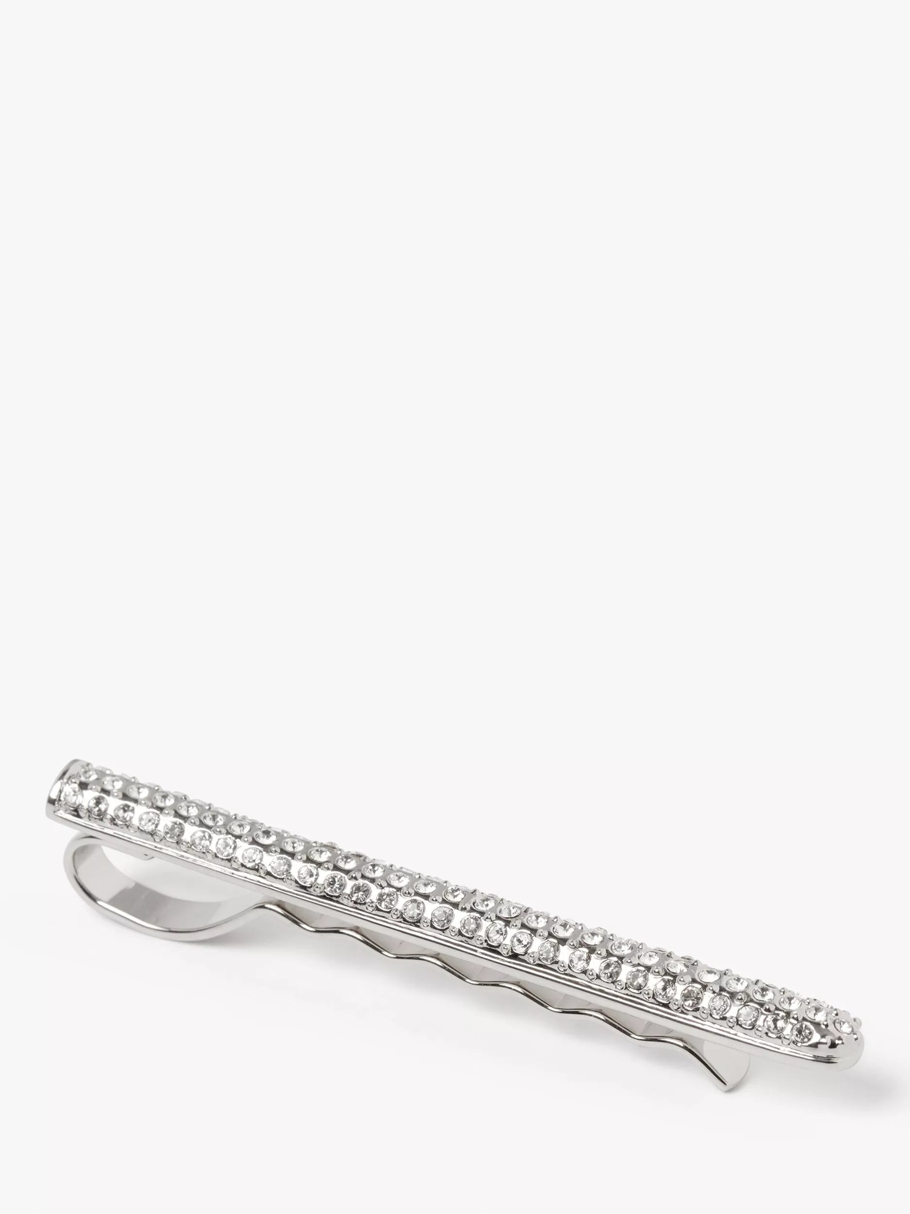 Simon Carter tie slide pave crystal silver - British product