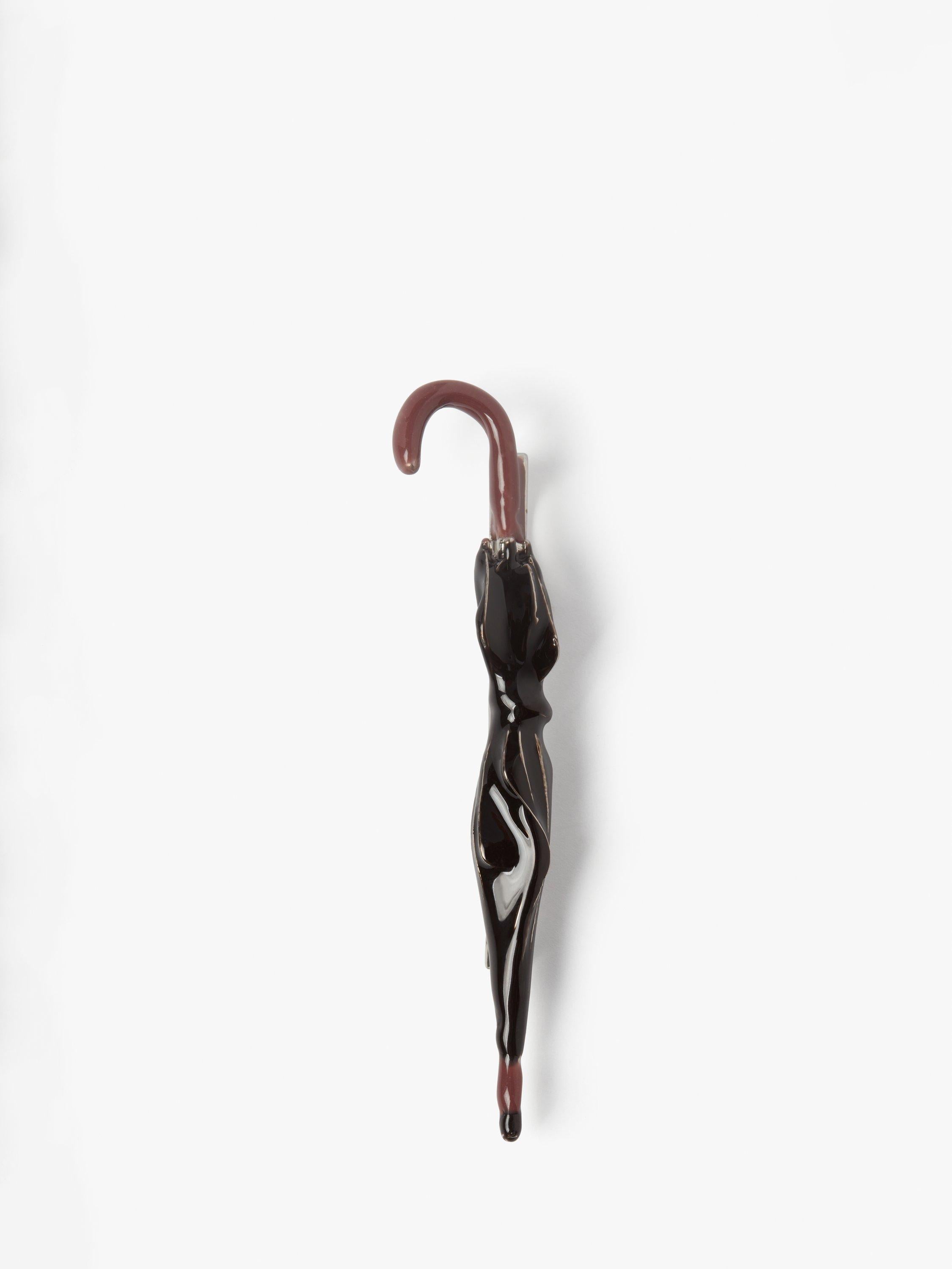 Simon Carter umbrella tie clip black/multi, imported from the UK