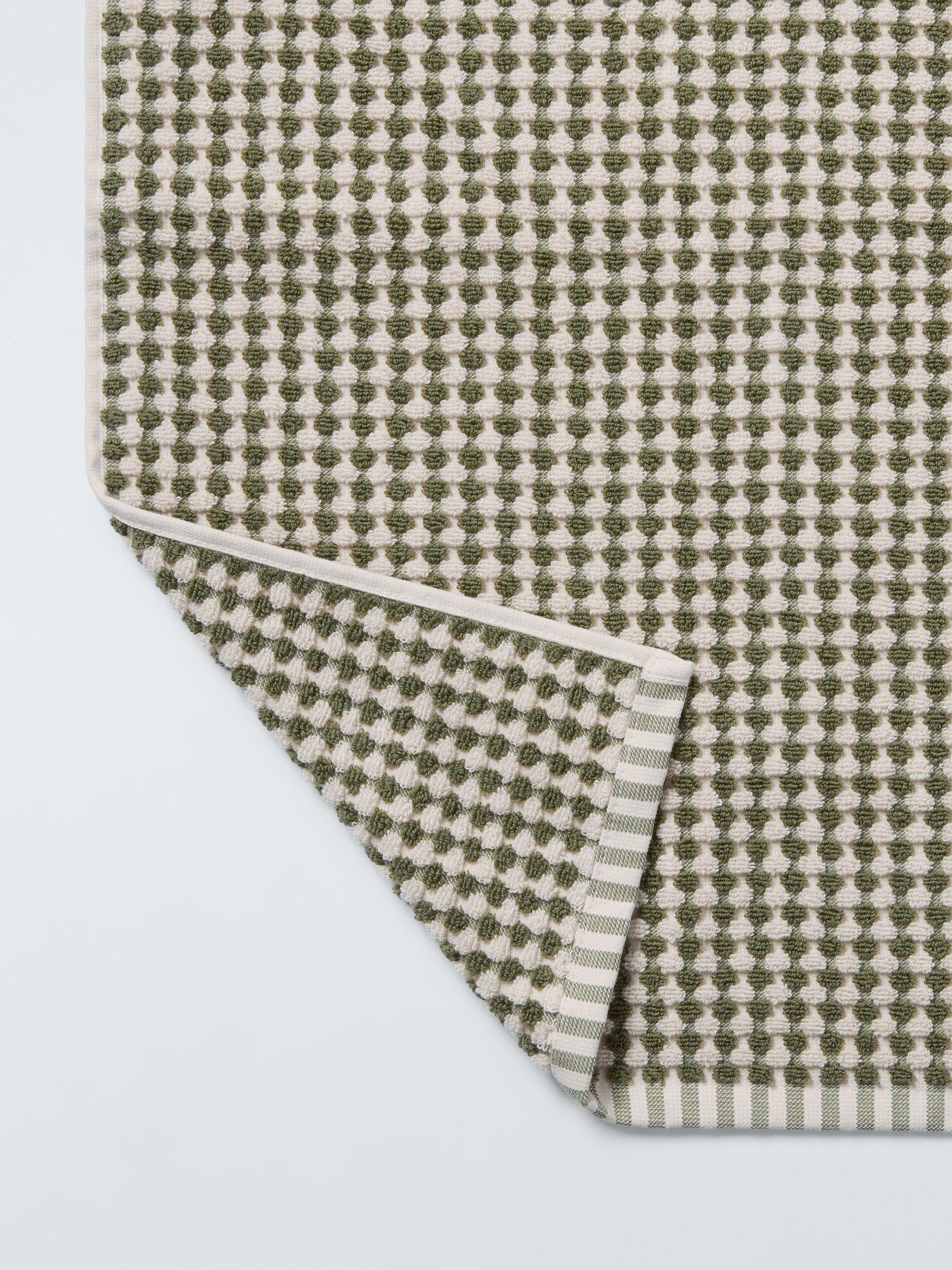 John Lewis textured bath sheet 160x86cm towel sustainable recycled cotton - British product