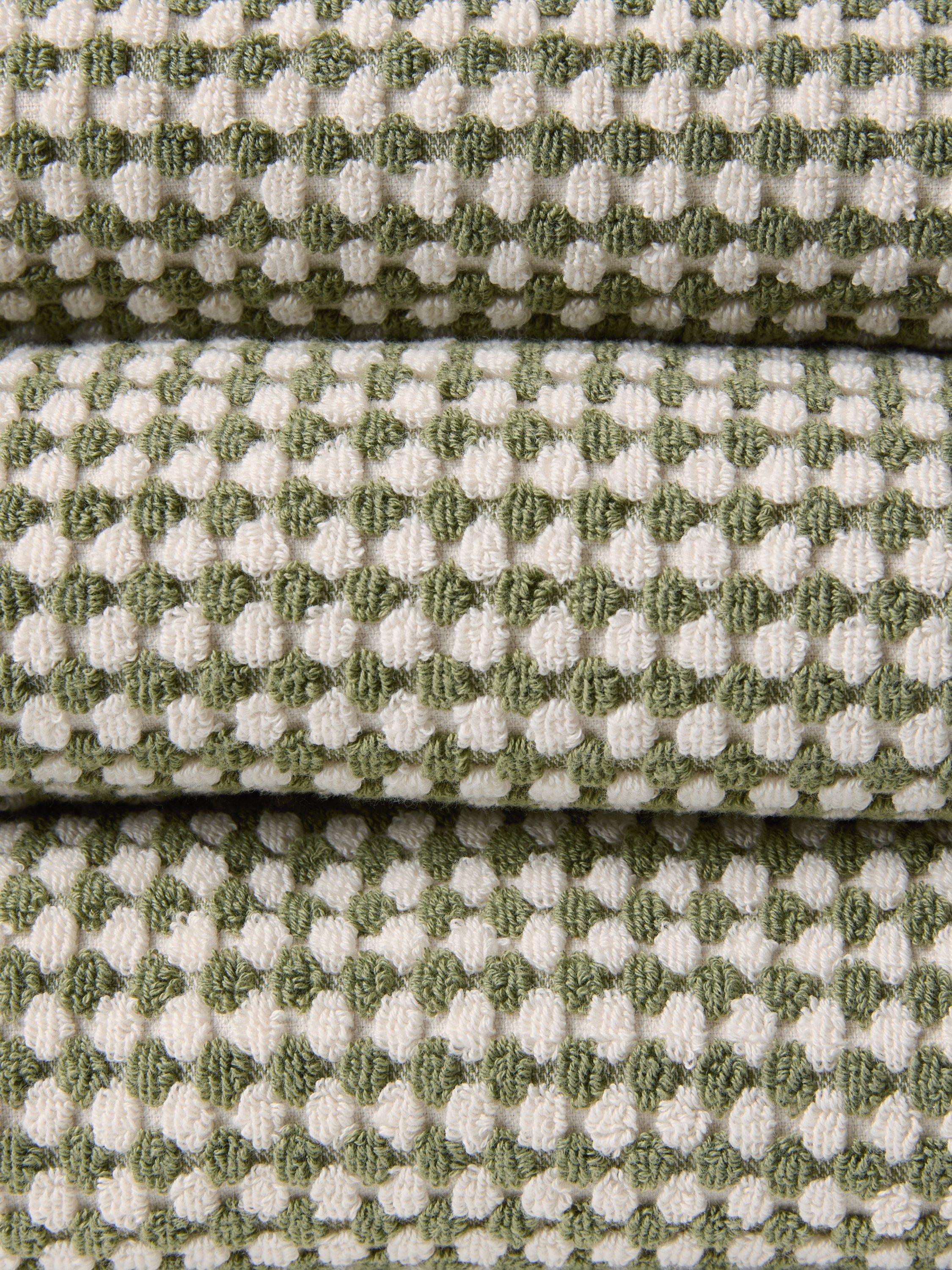 John Lewis textured bath sheet 160x86cm towel sustainable recycled cotton - British product