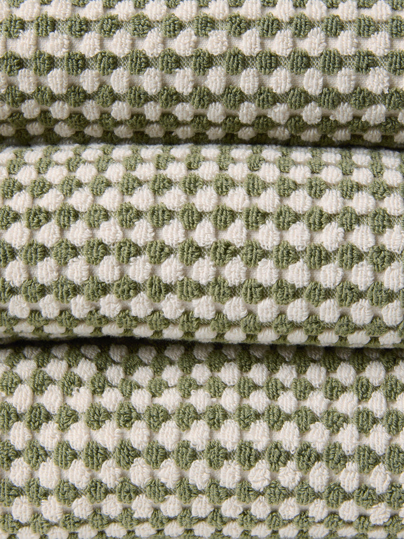 John Lewis textured bath sheet 160x86cm towel sustainable recycled cotton - British product