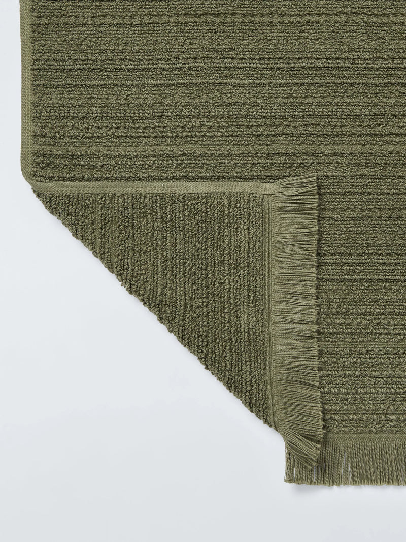 John Lewis Textured Fringed Towels cotton blend, UK version