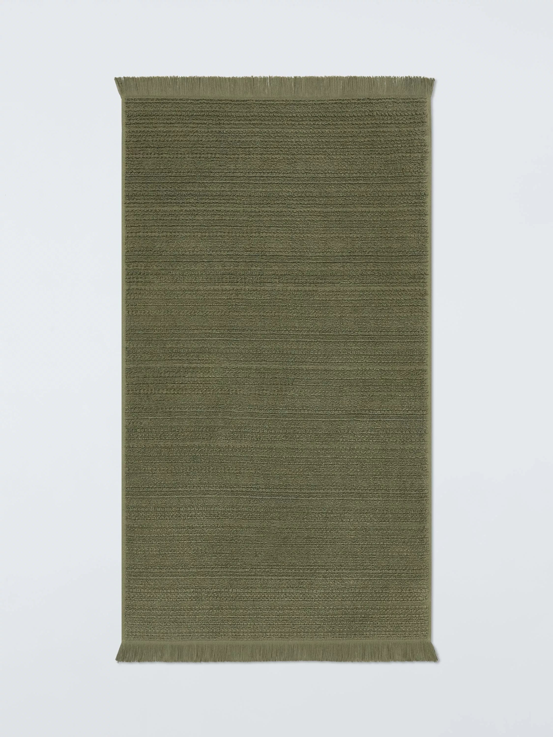 John Lewis Textured Fringed Towels cotton blend, UK version