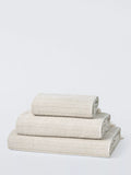 John Lewis Textured Fringed Hand Towel, Natural