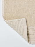 John Lewis pleated linen border natural bath sheet towel, UK version