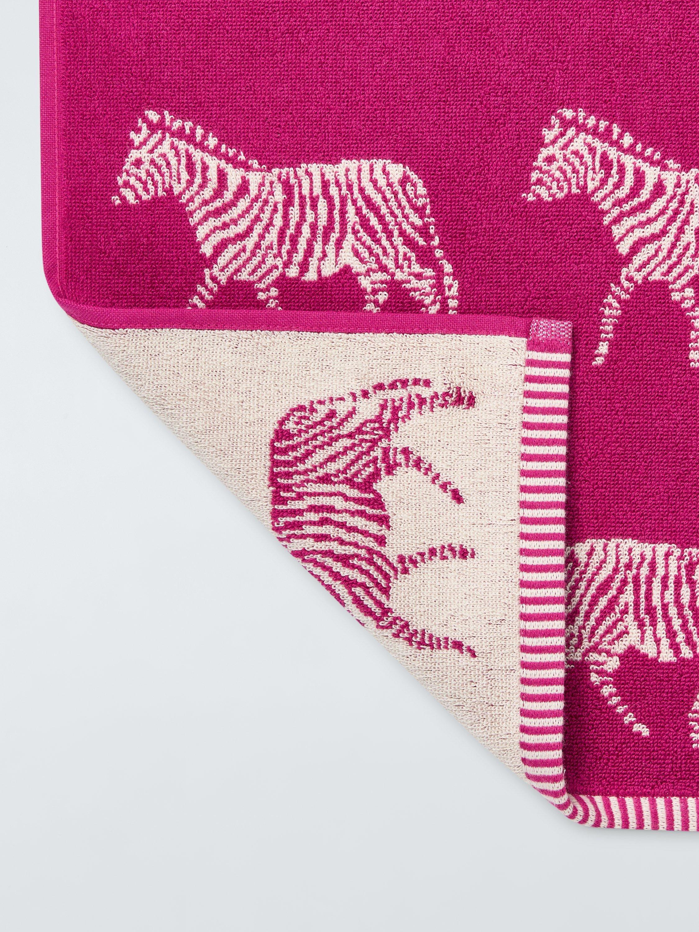 John Lewis Zebra Design Cotton Bath Towel, UK version