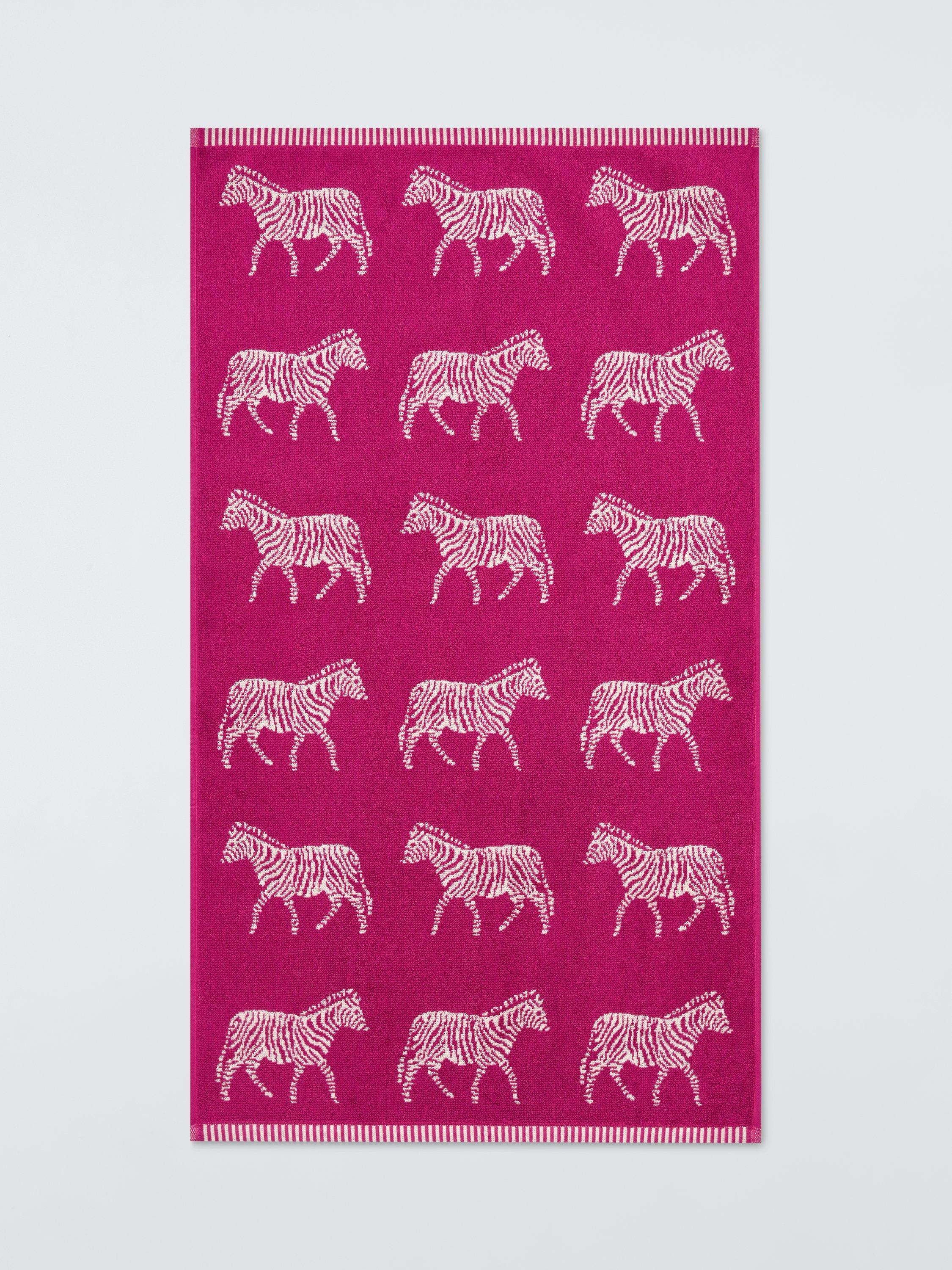 John Lewis Zebra Design Cotton Bath Towel, UK version